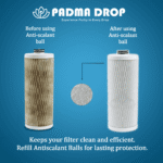 PADMA DROP Antiscalant Balls for RO Water Purifiers | Converts Hard Water to Soft | Scale Prevention Media (Polyphosphate Silicate) | Pack of 30 - Image 5