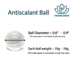 PADMA DROP Antiscalant Balls for RO Water Purifiers | Converts Hard Water to Soft | Scale Prevention Media (Polyphosphate Silicate) | Pack of 30 - Image 2