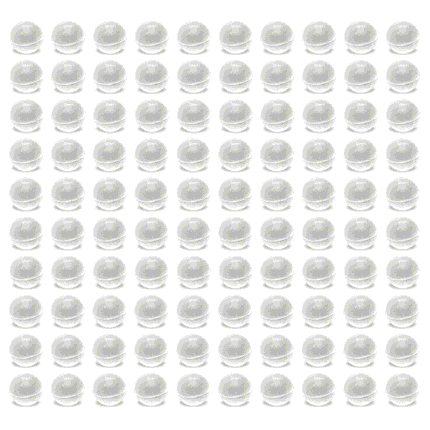 PADMA DROP Antiscalant Balls for RO Water Purifiers | Converts Hard Water to Soft | Scale Prevention Media (Polyphosphate Silicate) | Pack of 100