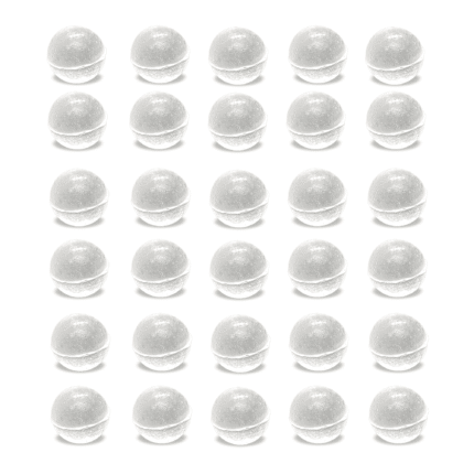 PADMA DROP Antiscalant Balls for RO Water Purifiers | Converts Hard Water to Soft | Scale Prevention Media (Polyphosphate Silicate) | Pack of 30