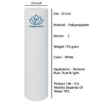 Sediment High Density Spun Pre-Filter (10 Inch 5 Micron PP Spun) Cartridge Compatible for 10 Inch Pre-Filter Housing of All Water Purifier | Pack of 4 Spun with Spanner - Image 5