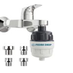 NUARA Shower and Tap Filter | 15 Stage Filtration for Borewell and Tanker Water | Skin & Hair Protection | with Metal Adapters | Pack of 1